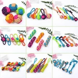 Interactive Cotton Rope Chew Ball Toy for Dogs