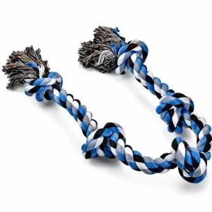 Heavy Duty Dog Rope Toy for Aggressive Chewers & Tug of War