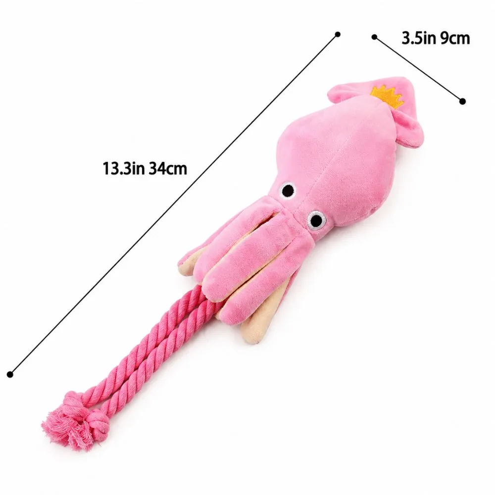 Squeaky Octopus Dog Toy - Image 2