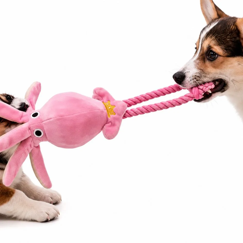 Squeaky Octopus Dog Toy - Image 3