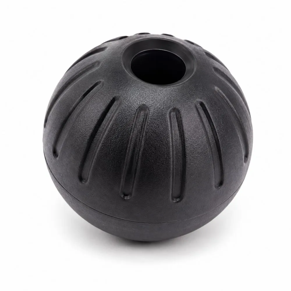 Black EVA foam dog ball