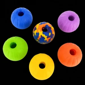 EVA foam dog ball – hollow, floating chew and training toy