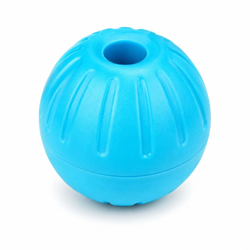 Light blue EVA foam dog ball