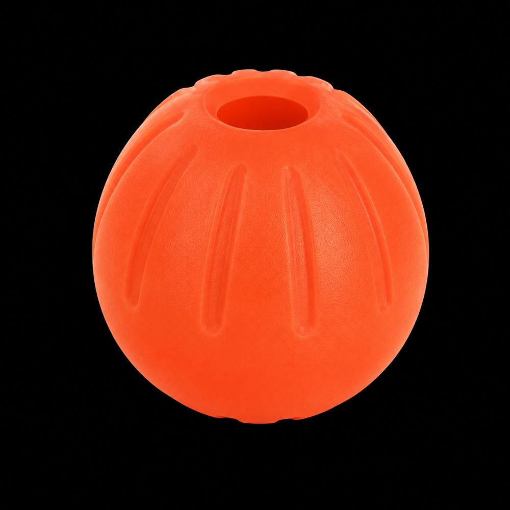 Orange EVA foam dog ball