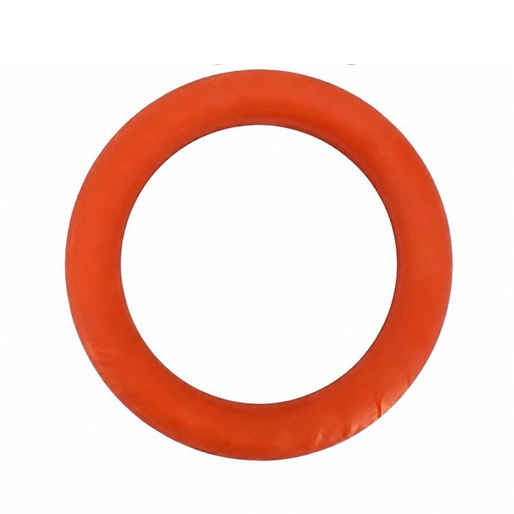 EVA foam dog pull ring in orange