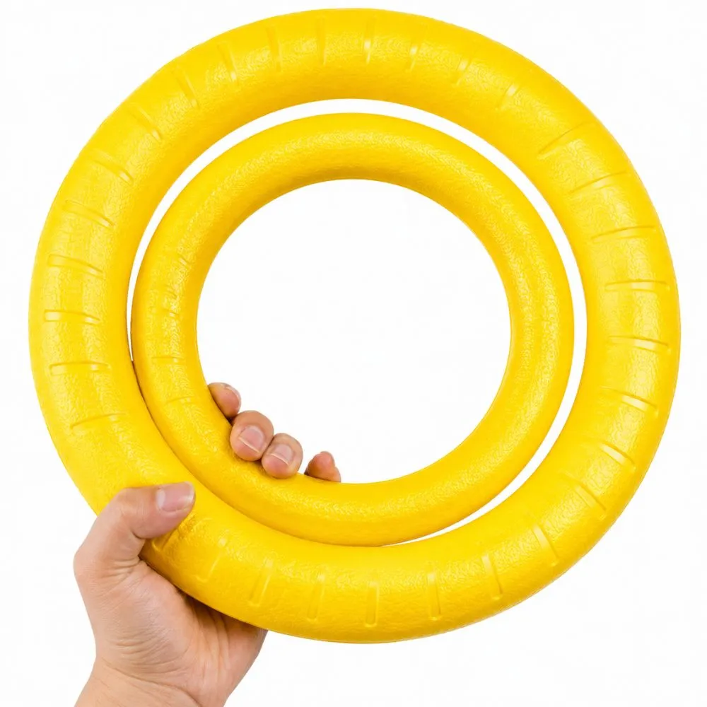EVA foam dog toy set: flying disc, pull ring & tug ball - Image 3