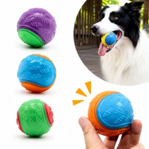 TPR squeaky dog ball for small & medium dogs