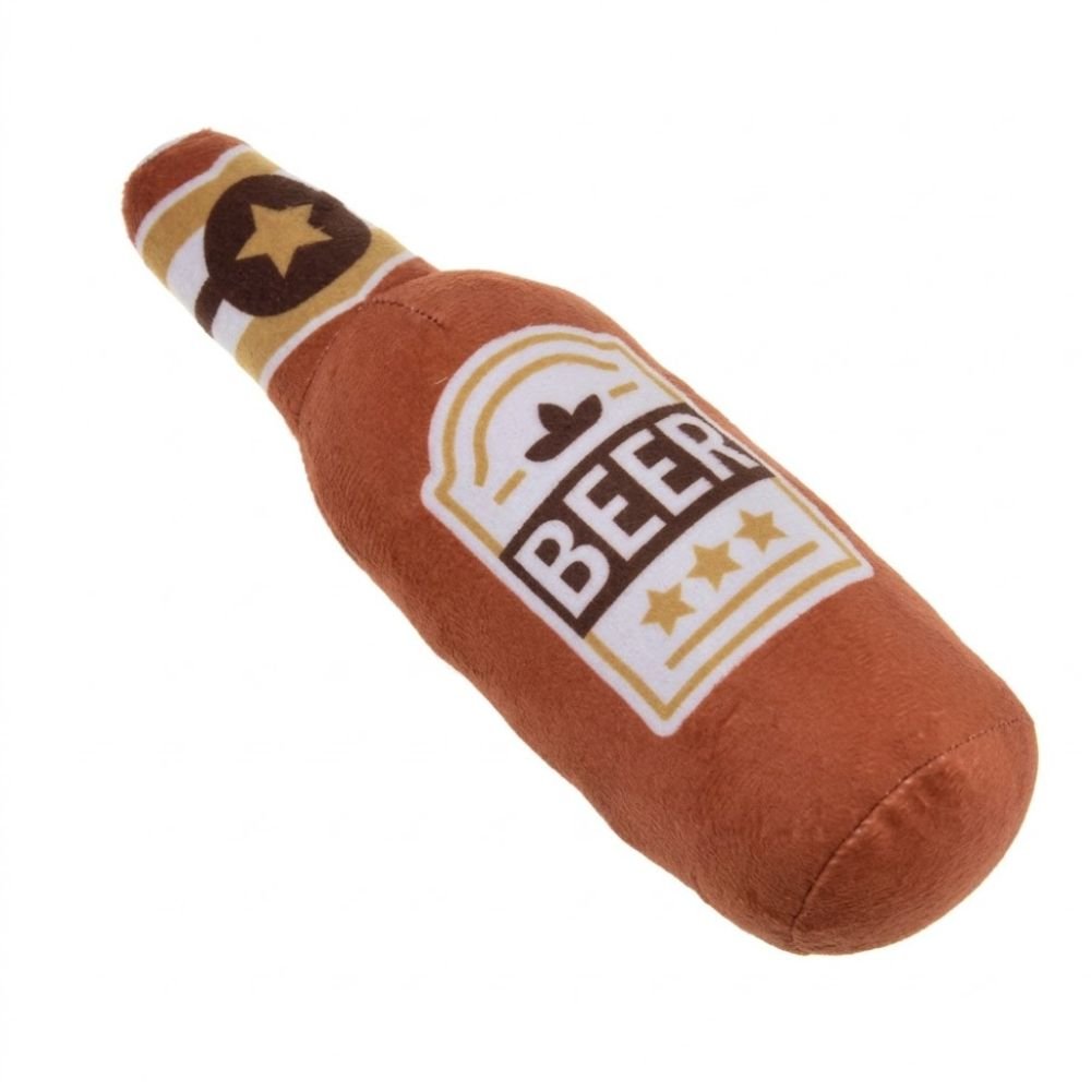 Beer Bottle Dog Toy – Squeaky Parody Plush Chew Toy - Image 12