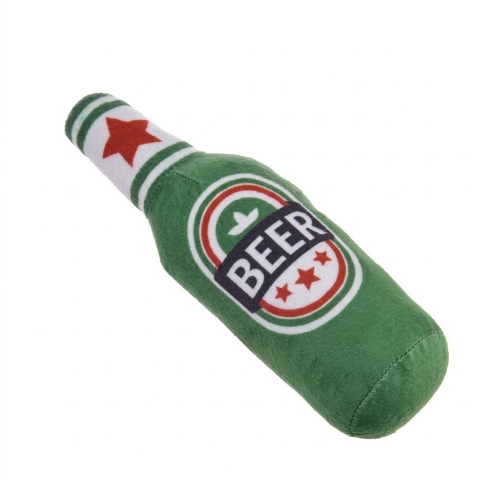 Beer Bottle Dog Toy – Squeaky Parody Plush Chew Toy - Image 8